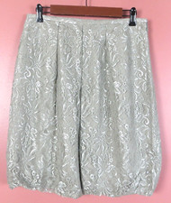 SK15936- ANN TAYLOR LOFT Women's Nylon Rayon Pencil Bubble Skirt Floral Size 8