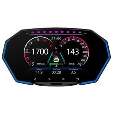 Obd Gps Head Up Display Gauge Digital Odometer Speedometer Alarm Car Accessories