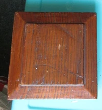 Vintage Decorative  Wood POST CAP 7 X 7 LOT D