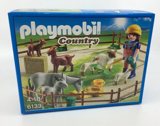 playmobil farm animal pen