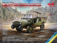 Icm 35572 Laffly V15T With Hotchkiss Machine Gun 1/35