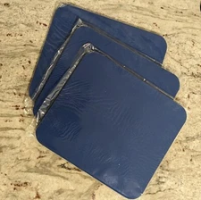 Mouse Pad Lot of 3 Traditional Blue Computer Foam Back Quality Taiwan NEW Sealed