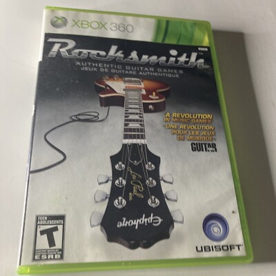 Rocksmith Microsoft Xbox 360 Game Case Manual No Cable Fast Shipping