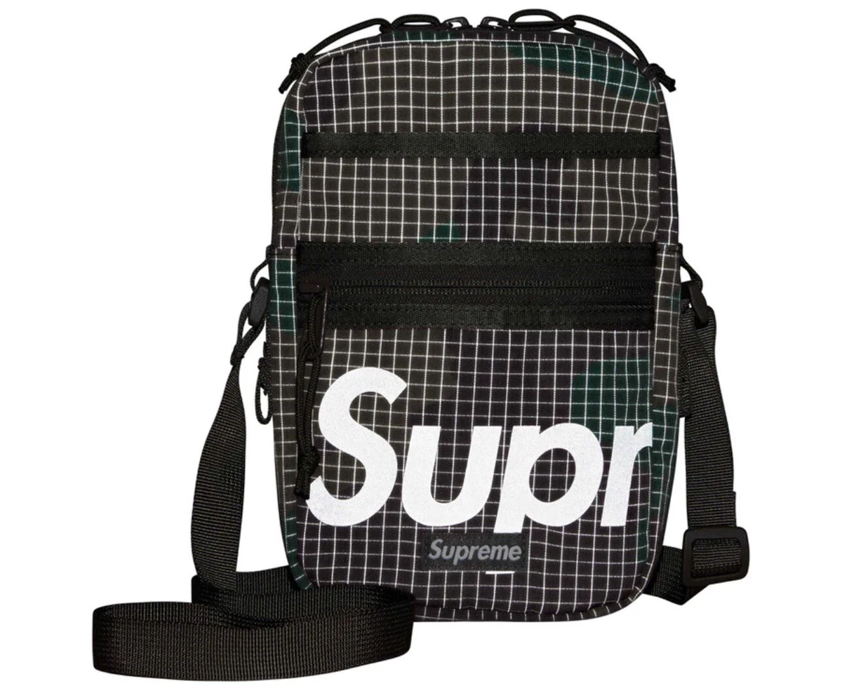 New in Bag Supreme Shoulder Bag (SS24) Black Water resistant 3M  