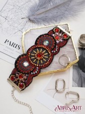 DIY Beaded bracelet kit Embroidery kit Arabesque-2 Handmade Jewelry bracelet