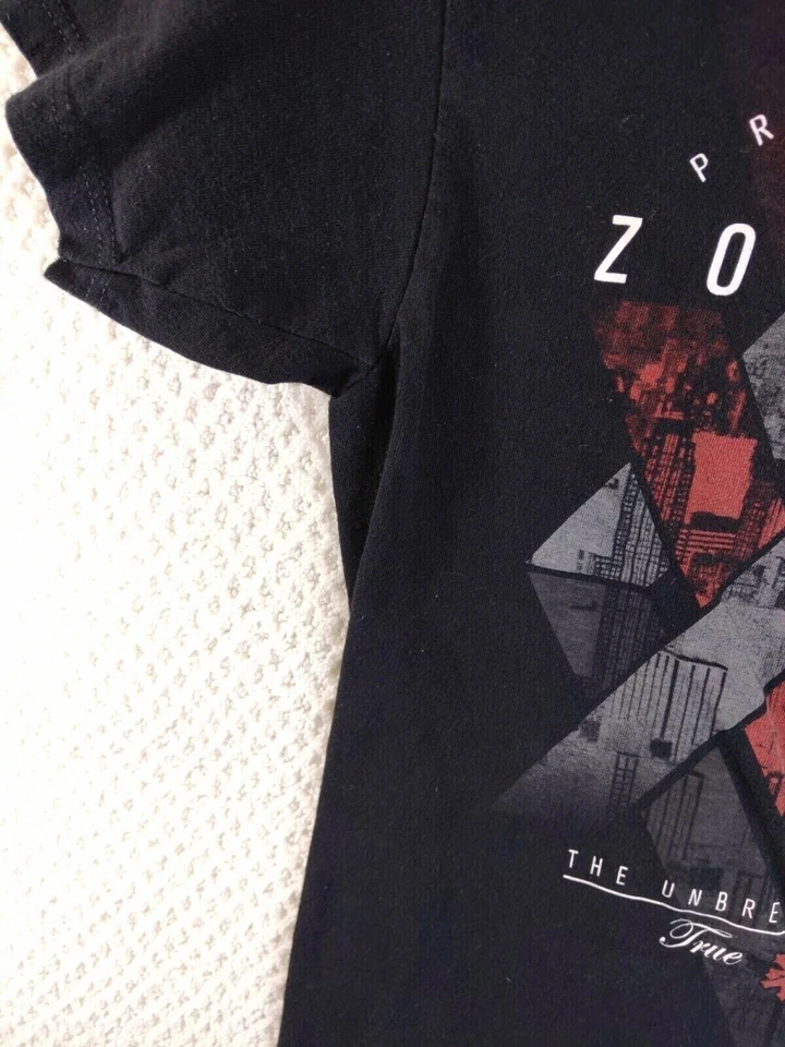 Zoo York Womens Size S/P Color Black Graphic Short Cap Sleeve Crew Neck T Shirt Foto 2 de 4