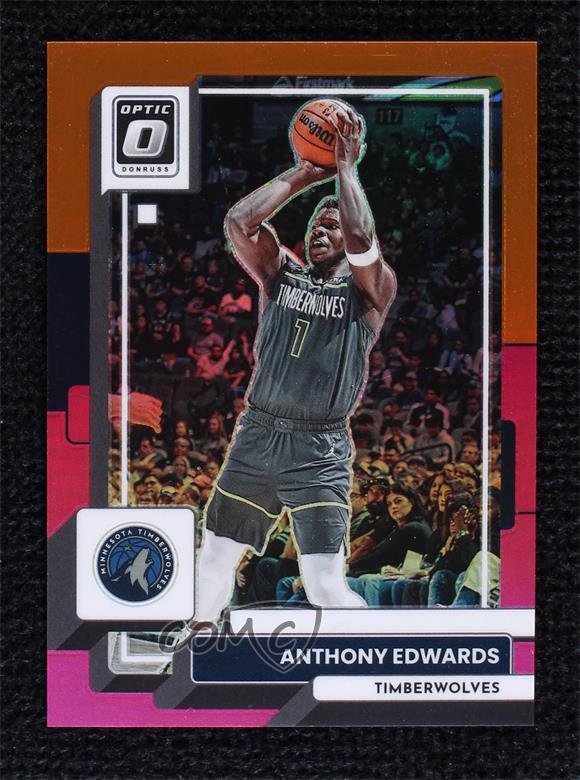 2022-23 Panini Donruss Optic Two Tone Prizm 1/15 Anthony Edwards #45