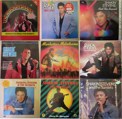 Shakin' Stevens, Shakin' Stevens & The Sunsets  ~ LP Sammlung ~Set Sale komplett