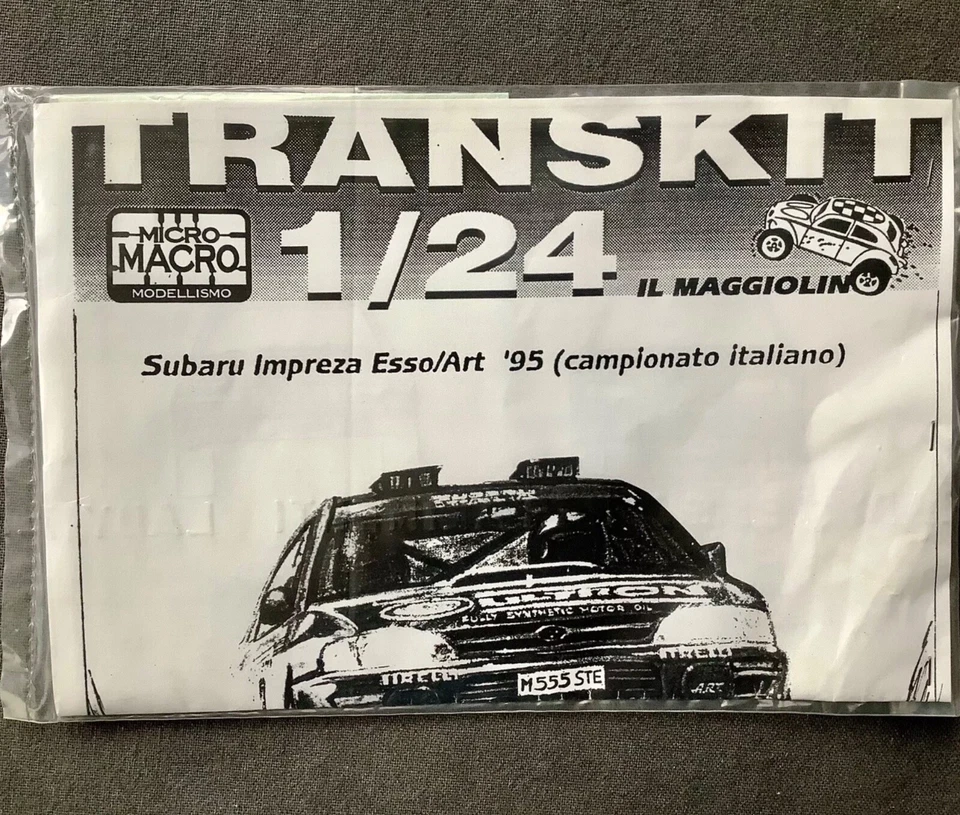 1:24 TRANSKIT PER SUBARU IMPREZA HASEGAWA TRANS KIT “ESSO ULTRON TEAM ART” - Immagine 4 di 4