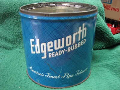 Vintage EDGEWORTH READY-RUBBED Tobacco Tin 5