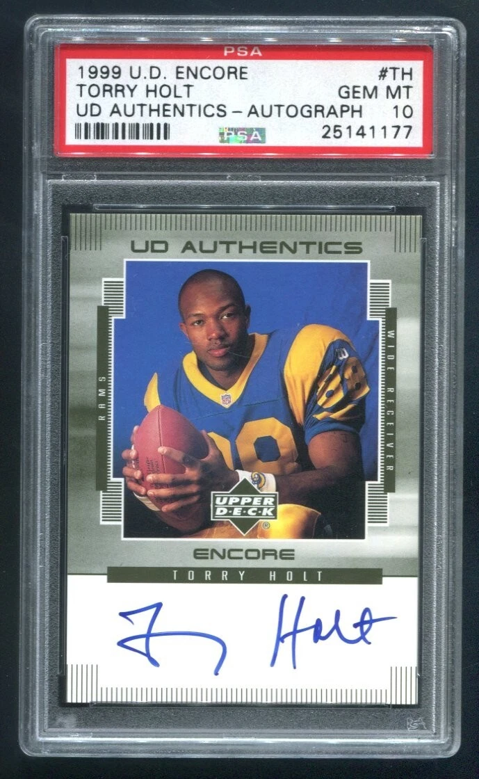 Torry Holt Upper Deck Encore UD Authentics #TH UD Authentics