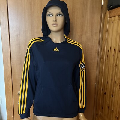 Youth David Beckham #23 Jersey Hoodie Soccer Adidas MLS LA Galaxy