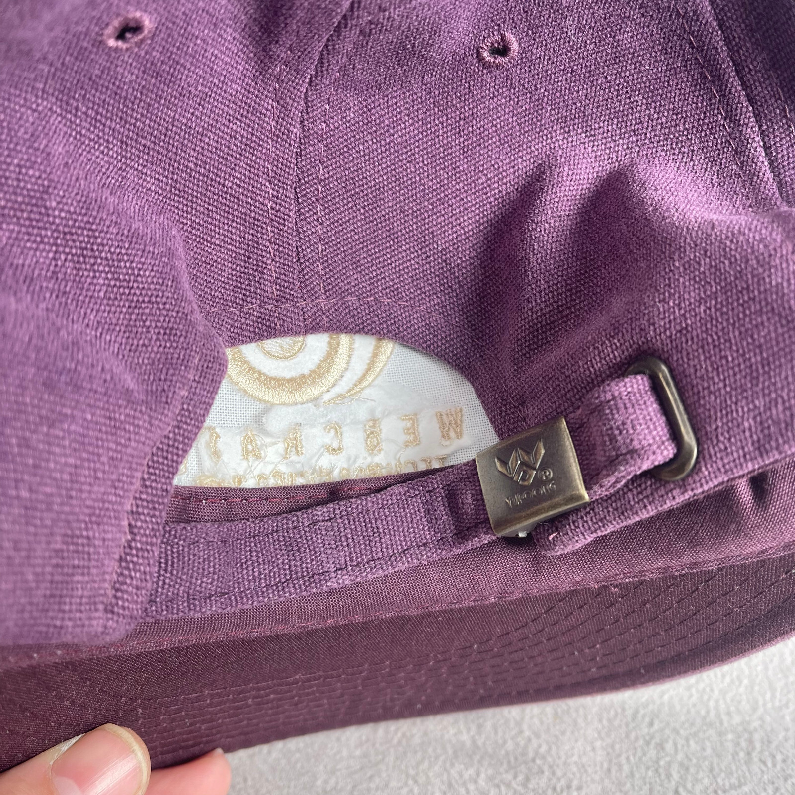 Webcraft Technologies Hat Mens Strapback Purple N… - image 9