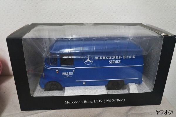 1/18 NOREV Mercedes Benz L319 1960-1966 Blue w/ Box From 1/18 NOREV Mercedes Benz L319 1960-1966 Blue w/ Box From