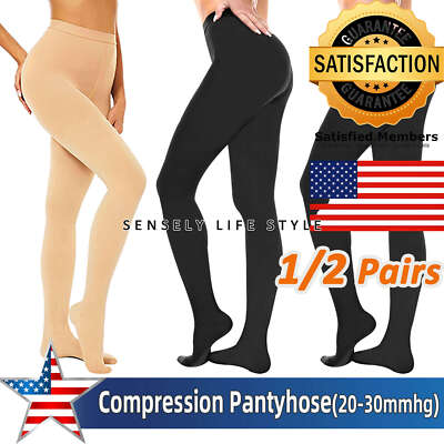 Compression Stockings Pantyhose 20-30 mmHg Women Men's Socks for Leg Relief Pain