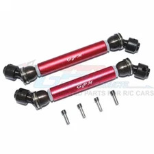 GPM Steel+Alum Front+ Rear CVD Drive Shaft  (6Pcs) Red : Axial Capra 1.9 UTB