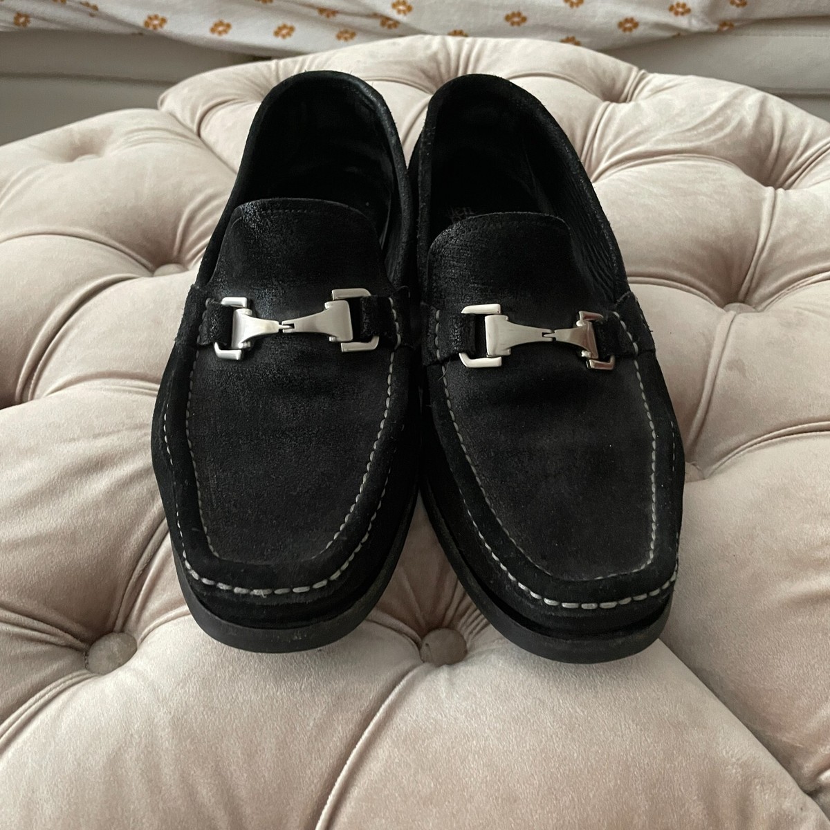 Allen Edmonds FIESOLE Shoes Italian Loafer Size 10 D  Black Suede Shoe Confort Allen Edmonds Randolph 2.0 Black Calfskin - Sherman Brothers Inc main image 3