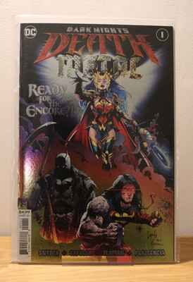 Dark Nights: Death Metal #1 Embossed Foil Cover NM+ Greg Capullo 2020 Key Issue