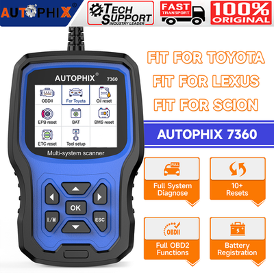 #ad AUTOPHIX 7360 Code Reader Fit for Toyota RAV4 Full System Diagnostic Scan Tool $89.99