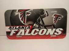 NFL Team License Plate Atlanta Falcons, Red/Black NEW