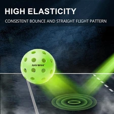 48 Pack Premium 40-Holes Outdoor Pickleball Balls, Meet USAPA Official Requireme