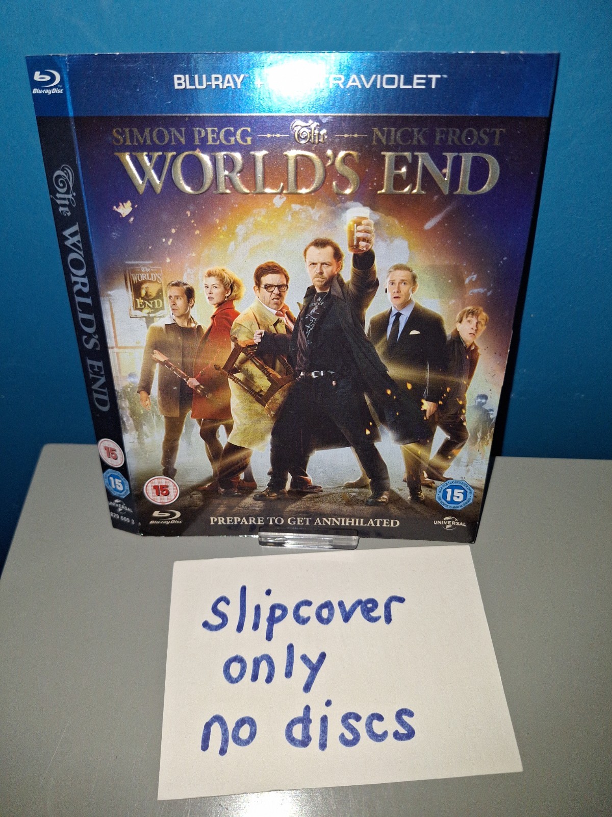 The World's End Blu-ray (2013) Simon Pegg, SLIPCOVER ONLY
