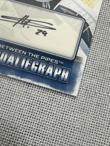 2013-14 ITG BETWEEN THE PIPES MACKENZIE SKAPSKI AUTO PORTIEREGRAPH A5 - Foto 2 di 6
