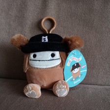 SQUISHMALLOWS Benny Bigfoot Plush Keyring Bag Charm Clip Key  Squishmallow BNWT
