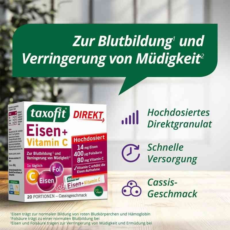 -SALE- TAXOFIT Eisen+Vitamin C Direkt Granulat 20 St. PZN 19080556 NEU 4