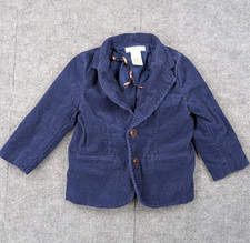 Janie Jack Corduroy Blazer Boys 18-24M Navy Jacket Preppy Event Classic Formal