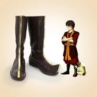 IN STOCK ATLA Fire Nation Prince Zuko Cosplay Shoes Brown Boots