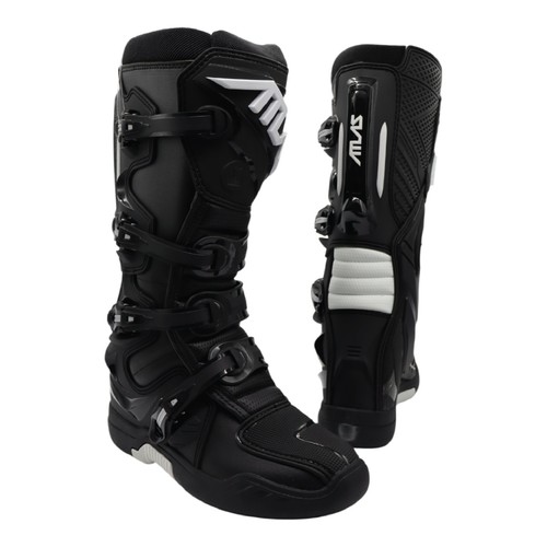 Botas de tracción Atlas para carreras y deportes de motor - adulto - talla: 7 (negro) - Imagen 7 de 9