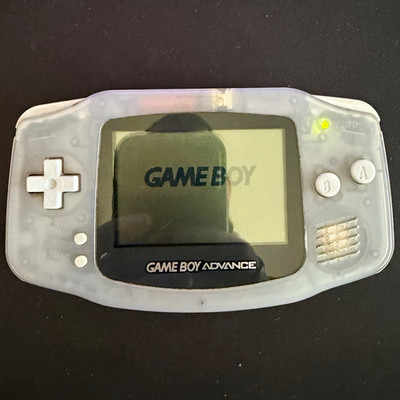 Nintendo Game Boy Advance AGB-001 Clear Region Free Portable Handheld System