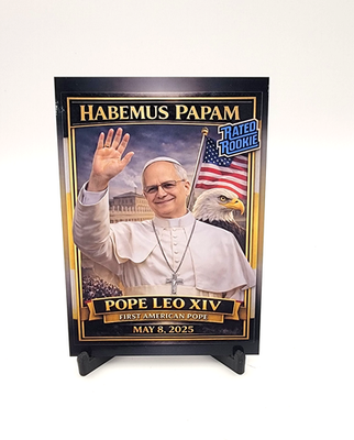 #ad #ad ACEO Custom Art Card Pope Leo XIV 2025 Rookie – First American Pope $6.00