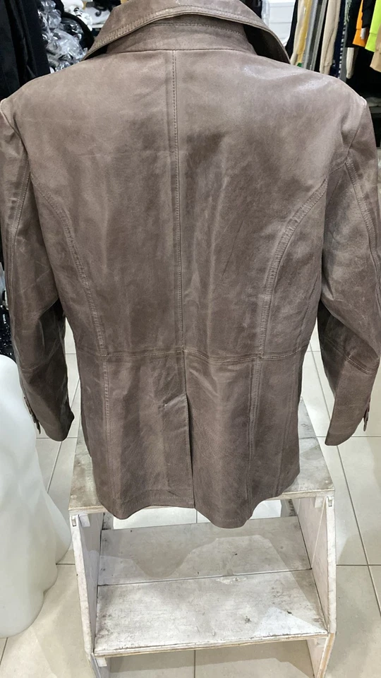 Cheer Damen Lederjacke Woman Grösse 48 Grau LLE96 - Bild 3 von 4