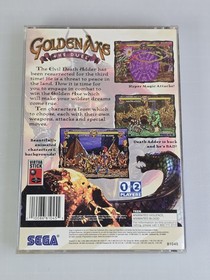 Golden Axe: The Duel Sega Saturn, 1996 Manual Registration Card PLAYS PERFECT!!