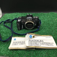 Minolta Maxxum 7000 35mm SLR Camera Body with Manuals Vintage