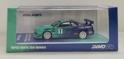 1/64 Innomodel Skyline GTR R34 FALKEN Minicar
