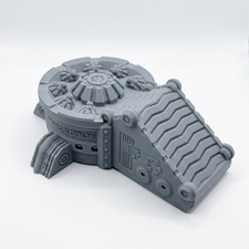 28mm Sci-Fi Waste Recycling Plant 3D Printed Industrial Wargaming Terrain
