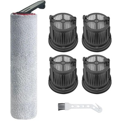 Washable MOVA X4 Pro Parts, 1 Brush, 4 HEPAs, 1 Tool
