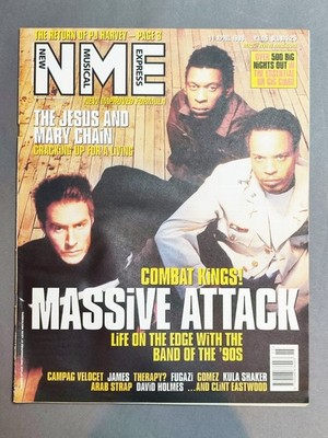 NME MAGAZINE NEWSPAPER - 11 APRIL 1998 - MASSIVE ATTACK GREAT CONDITION