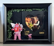Star Wars Black series 8x10 Celebrate Love Ewok Shadow Box Valentine's Day