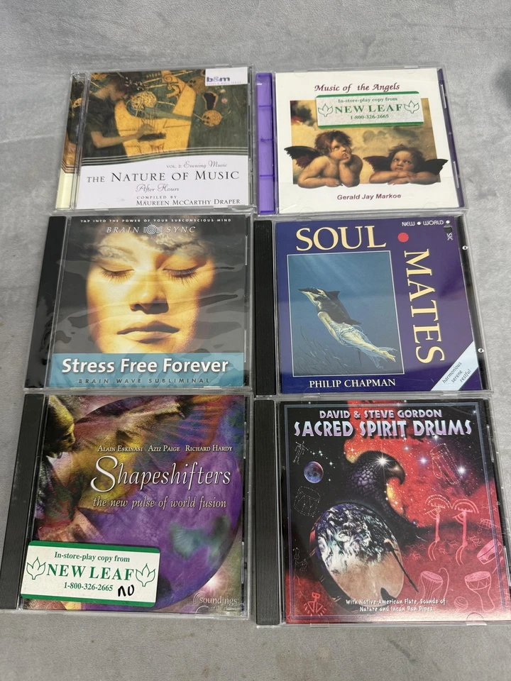 New Age Meditation World Music CD Lot Relaxation Native Flute Yoga Reiki Goodall Foto 2 de 4