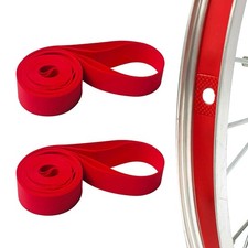 Nylon Inner Tube Protection Liner 20" Red Bicycle Rim Strip Tape Mountain Bike