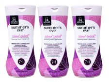 Summers Eve Cleansing Wash 9 Ounce Island Splash 266ml  3 Pack 