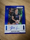KAITLYN CHEN 2025 PRIZM WNBA ROOKIE BLUE THROWBACK AUTO /75 VALKYRIES #TB-KC