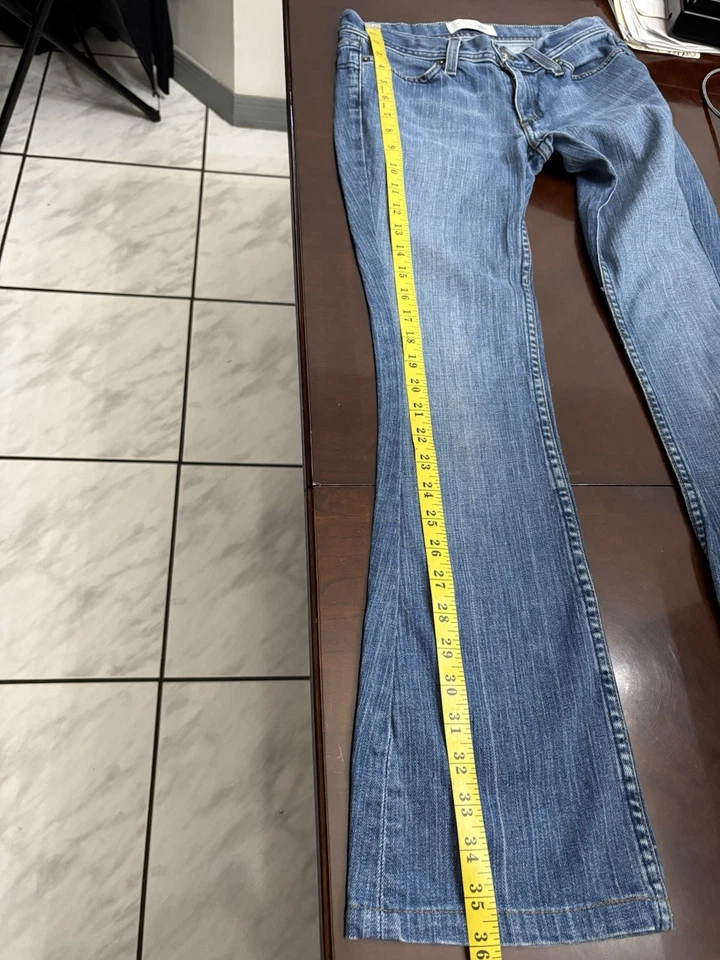Women’s Habitual New York Blue Jeans Size 27 Boot Cut Length 36” inseam 28” USA - Image 4 of 4