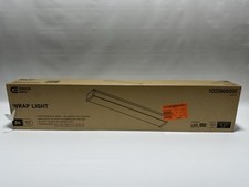 Commercial Electric 2 ft LED Wraparound Light 1900 Lumens White Prismatic
