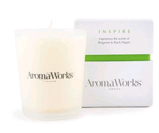 Image of AromaWorks London Inspire Candle - 100% Pure Essential Oils - Clean Burn - Vegan