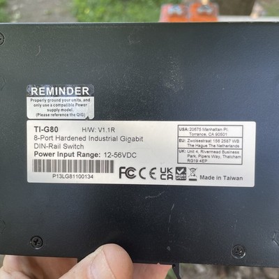 Trendnet TI-G80 8-Port Hardened Industrial Gigabit DIN-Rail Switch